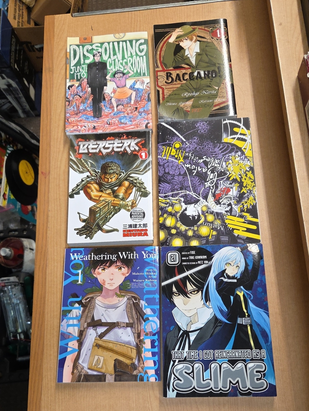 Lot of 6  Vintage  Manga Books - Japanese Anime